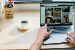 web development - man and a laptop